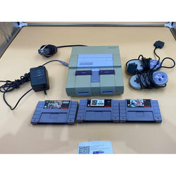 Super Nintendo System w / 3 Games (Online Order Only)