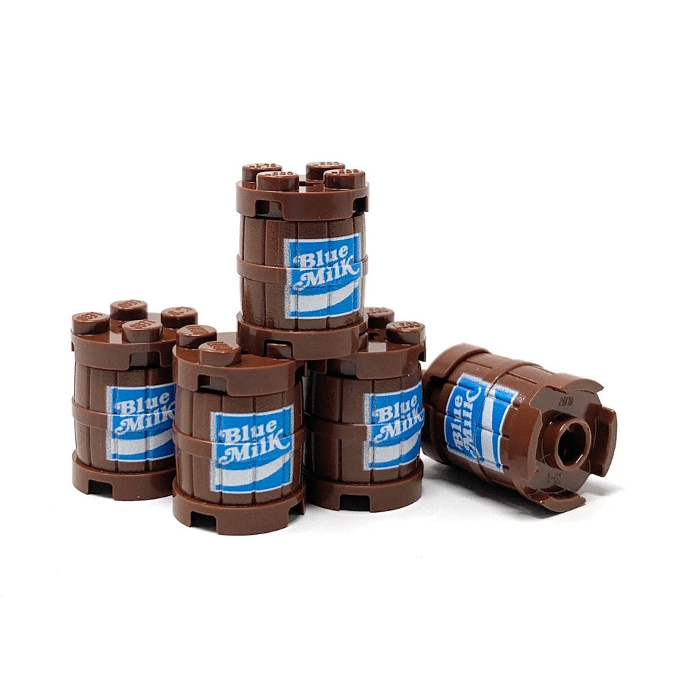 Blue Milk Barrel / Keg made from LEGO parts - B3 Customs (Online Order Only)