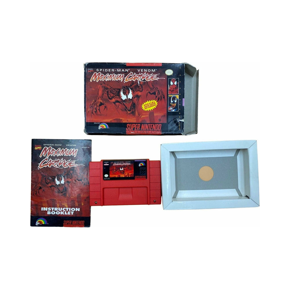 Spiderman Maximum Carnage - Super Nintendo (Online Order Only)