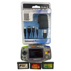 Gameboy Advance (Clear Super Famicom Case) (4-Game Bundle) (Online Order Only)