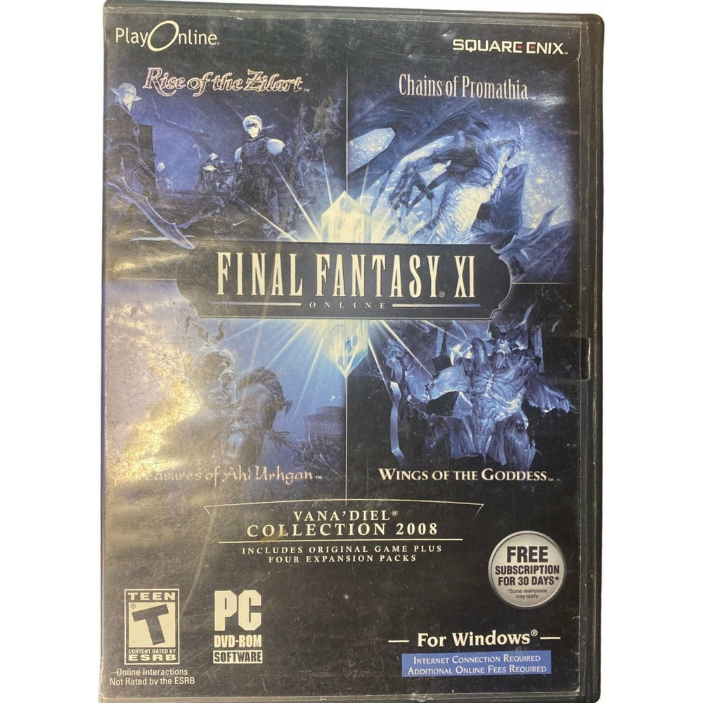 Final Fantasy XI Online: the Vana'diel Collection 2008 - PC (Online Order Only)