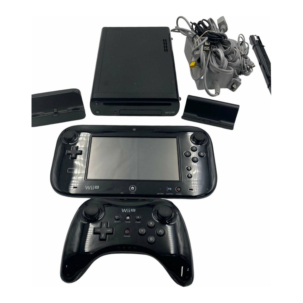Wii U Console Deluxe Black 32GB (With Pro Controller) (Online Order Only)