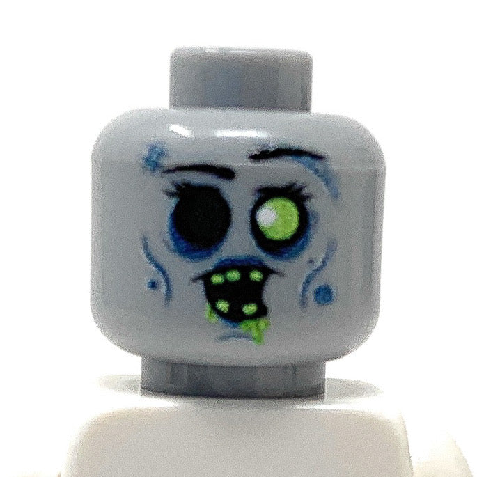 B3 Customs® Zombie #1 Minifig Head (Online Order Only)