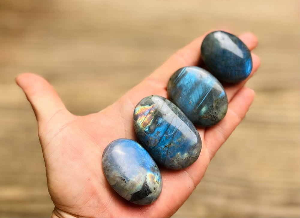 PRETTY Labradorite Palm Stone (ONLINE ORDER ONLY)