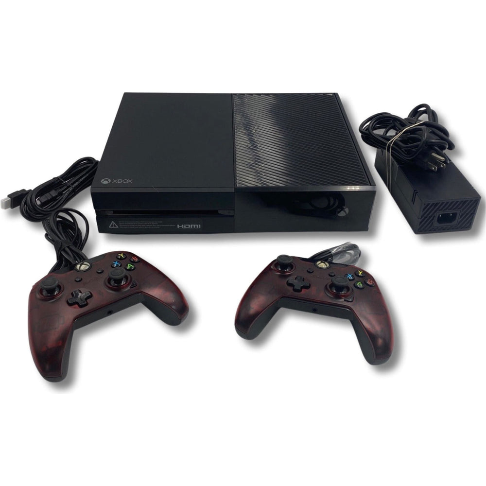 Xbox One 500 GB Black Console (With 2 Wired Controllers) (Online Order Only)