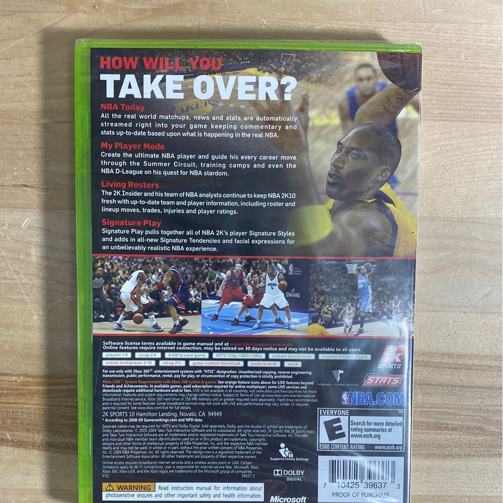 NBA 2K10 - Xbox 360 (Online Order Only)