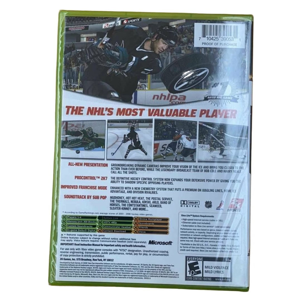 NHL 2k7 - Xbox (Online Order Only)