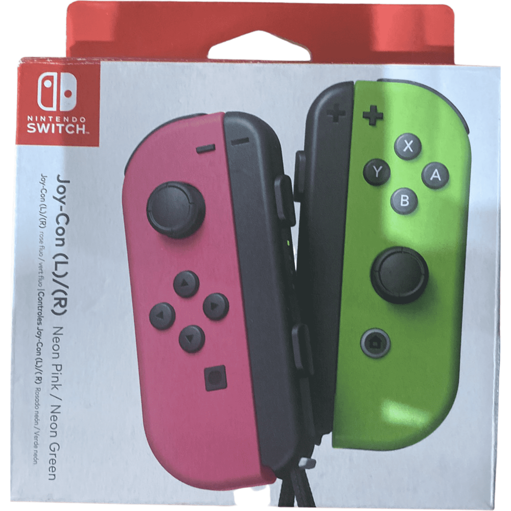 Neon Pink / Neon Green Joy Con's for Nintendo Switch (Online Order Only)