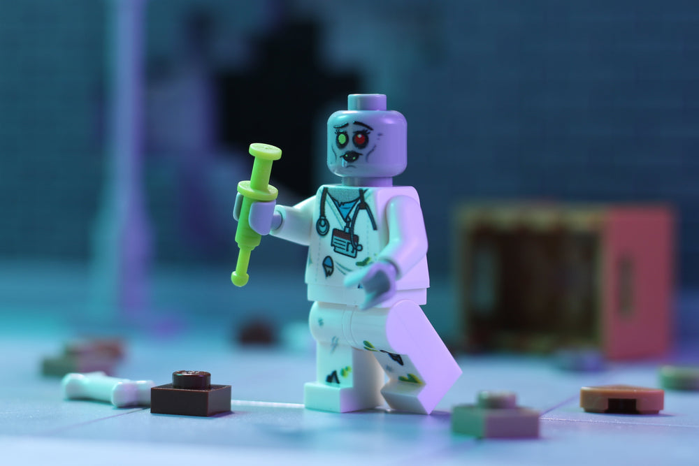Zombie Nurse - Custom Minifig made using LEGO parts (Online Order Only)