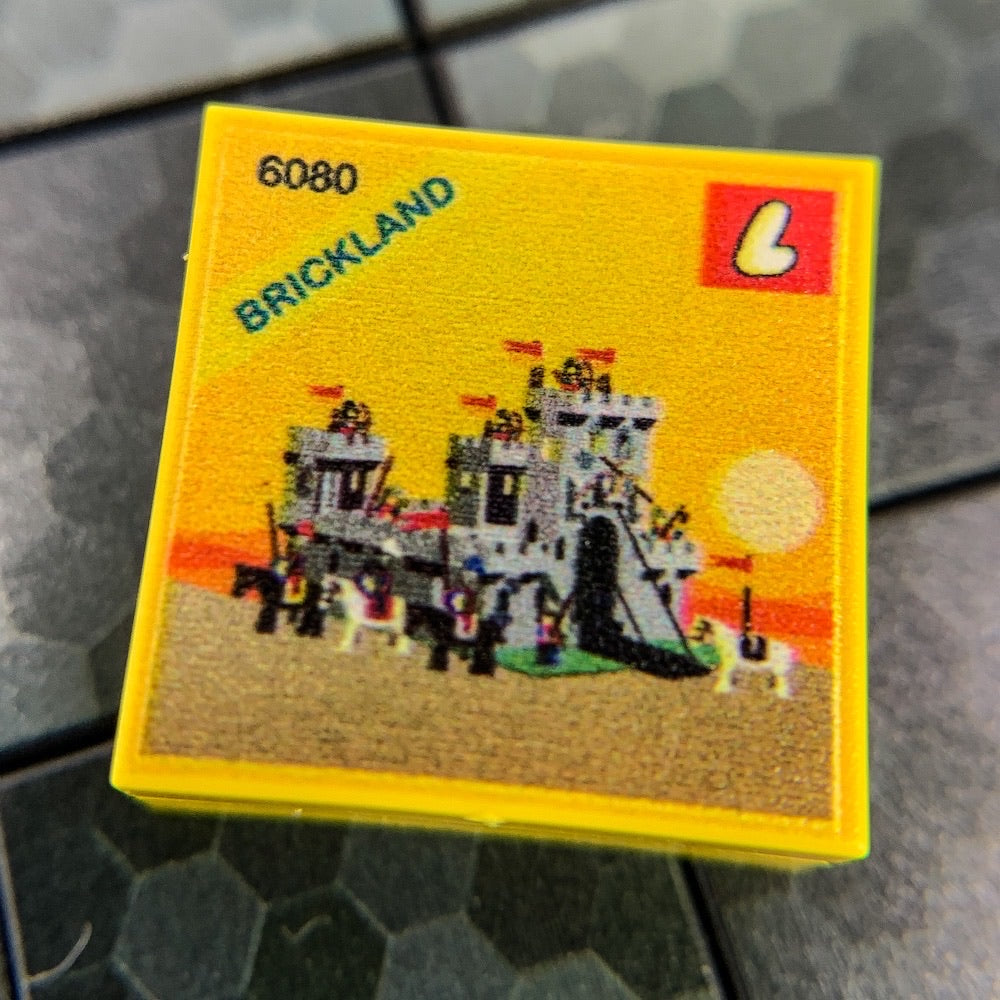 King’s Castle Set 6080 - B3 Customs Printed 2x2 Tile (Online Order Only)