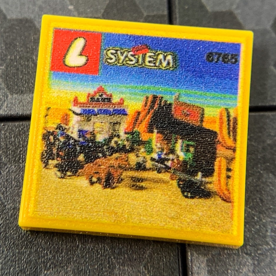 Gold City Junction Western Set 6765 - Custom Printed 2x2 Tile (Online Order Only)
