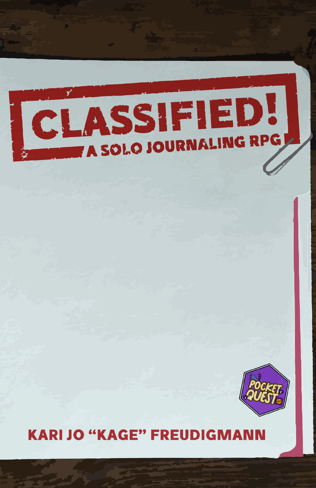 Classified! A Solo Journaling RPG (ONLINE ORDER ONLY)