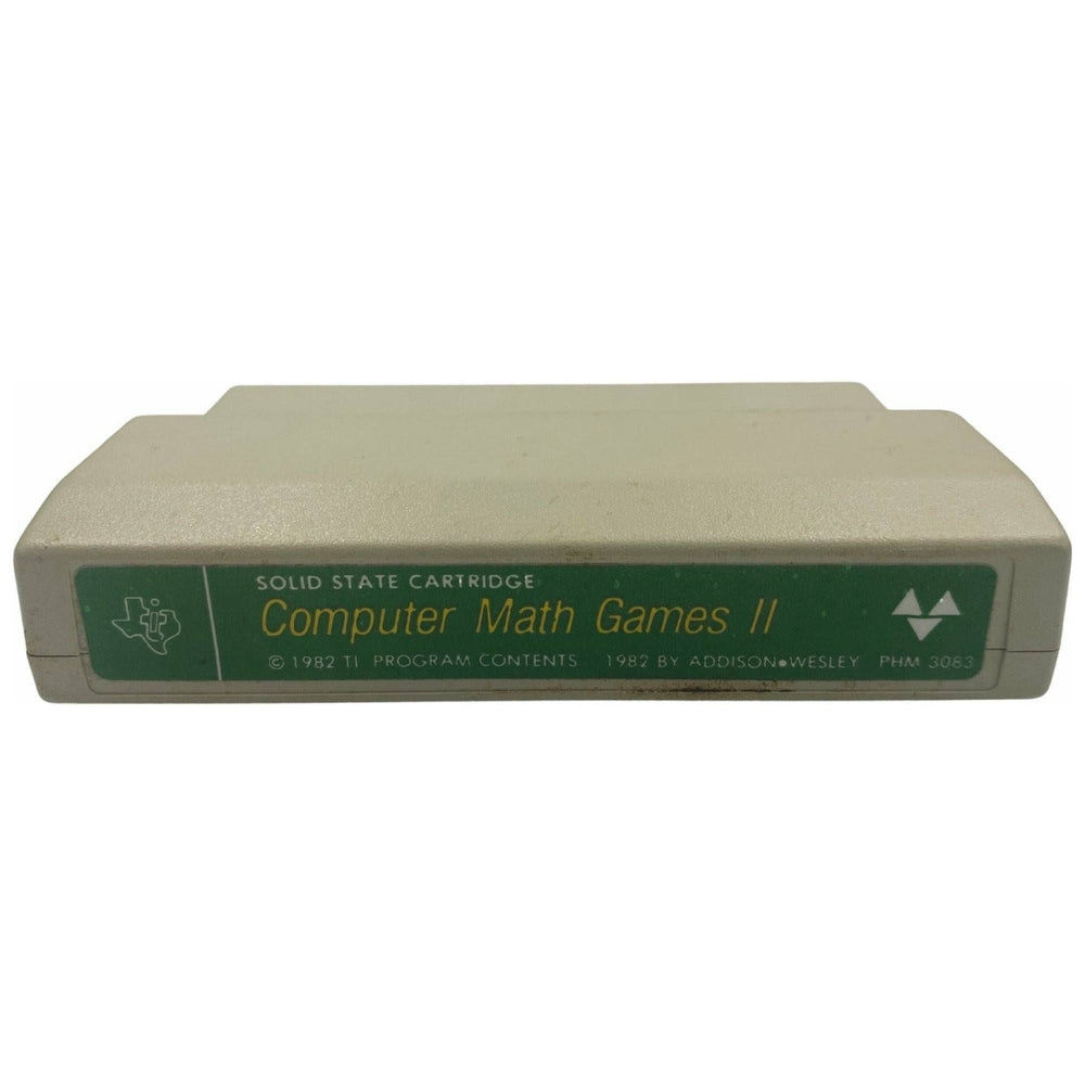 Computer Math Games II - TI-99 (Online Order Only)