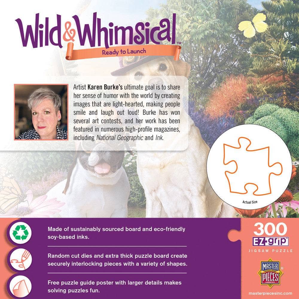 Wild & Whimsical - Ready to Launch 300 Piece EZ Grip Jigsaw Puzzle