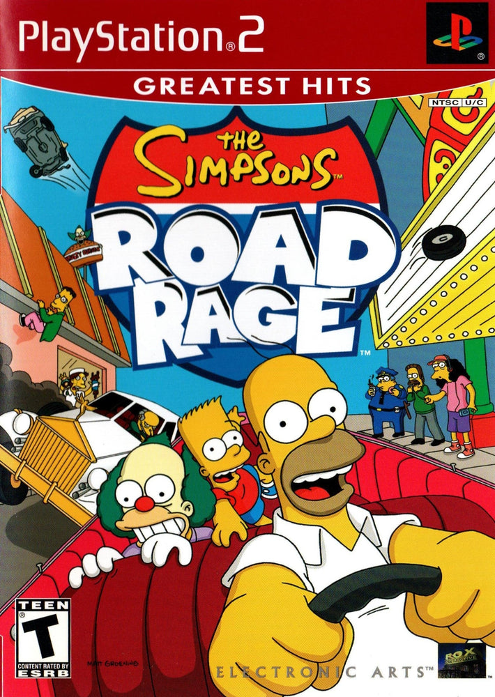 The Simpsons Road Rage (Greatest Hits) (Playstation 2) (Online Only)