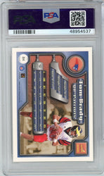 Graded 2000 Pacific Aurora Tom Brady #84 Rookie RC Football Card PSA 8 NM-MT (ONLINE ORDER ONLY)