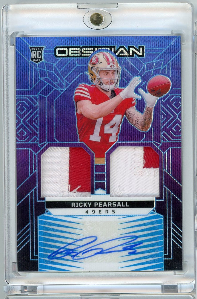 2024 Panini Obsidian Ricky Pearsall #RMIRPL RPA Auto /49 Rookie RC Football Card (ONLINE ORDER ONLY)