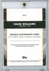 2024 Topps Inception Caleb Williams #RA-CW Auto Rookie RC Football Card (ONLINE ORDER ONLY)