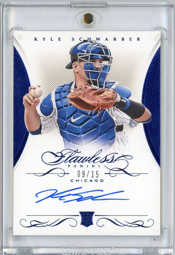 2016 Panini Flawless Kyle Schwarber #RF-KS /15 Auto Rookie RC Baseball Card (ONLINE ORDER ONLY)