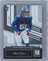 2025 Panini Donruss Elite Silver Abdul Carter #18 /299 New York Giants Rookie RC Football Card (ONLINE ORDER ONLY)