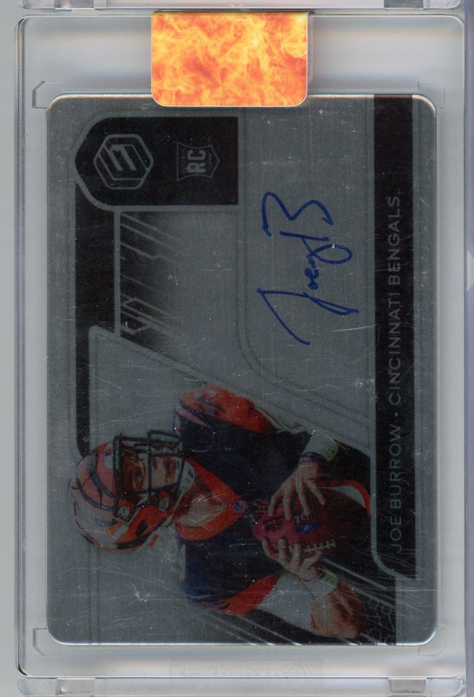 2020 Panini Elements Joe Burrow #119 Rookie Auto /55 Rookie RC Football Card (ONLINE ORDER ONLY)