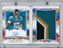 2025 Panini Origins Rookie Booklet Patch Autographs Travis Hunter #RBPA-THU /49 RPA Auto Rookie RC Football Card (ONLINE ORDER ONLY)