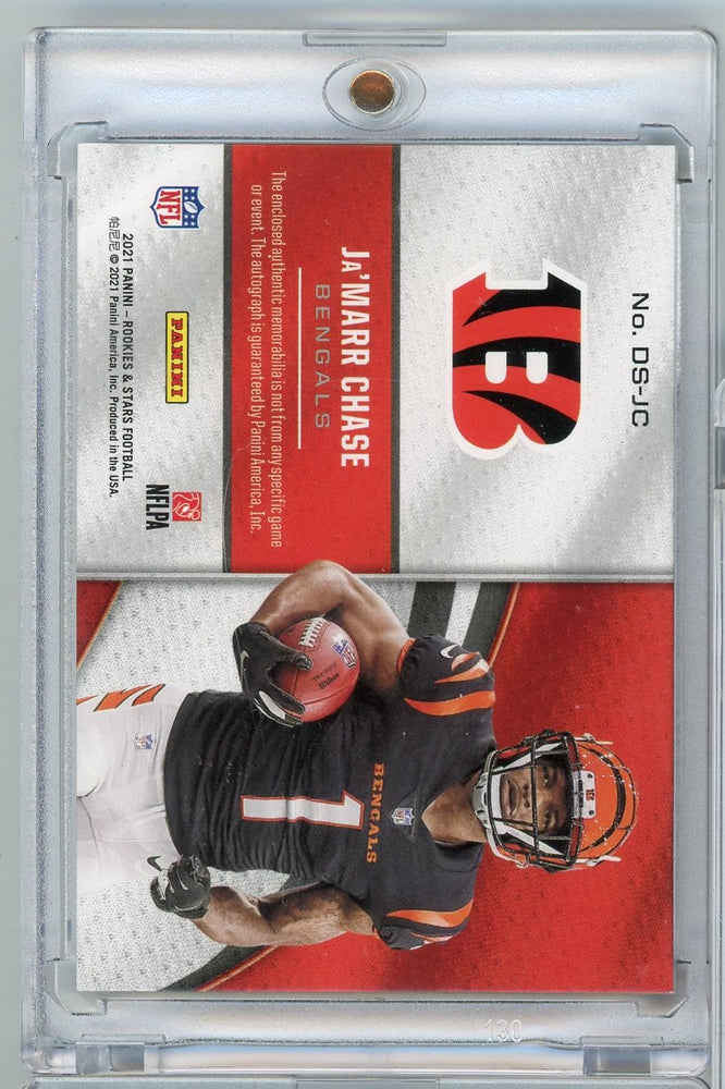 2021 Panini Rookies & Stars Dress for Success Ja'Marr Chase #DS-JC /25 Auto Rookie RC Football Card (ONLINE ORDER ONLY)