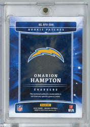 2025 Panini Origins Omarion Hampton #RPHOHN /75 Rookie Patches Relic Rookie RC Football Card (ONLINE ORDER ONLY)
