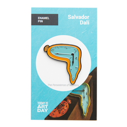 Persistence of Memory - Salvador Dali Enamel Pin - Today is Art Day (ONLINE ORDER ONLY)