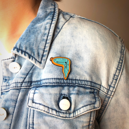 Persistence of Memory - Salvador Dali Enamel Pin - Today is Art Day (ONLINE ORDER ONLY)