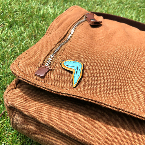 Persistence of Memory - Salvador Dali Enamel Pin - Today is Art Day (ONLINE ORDER ONLY)