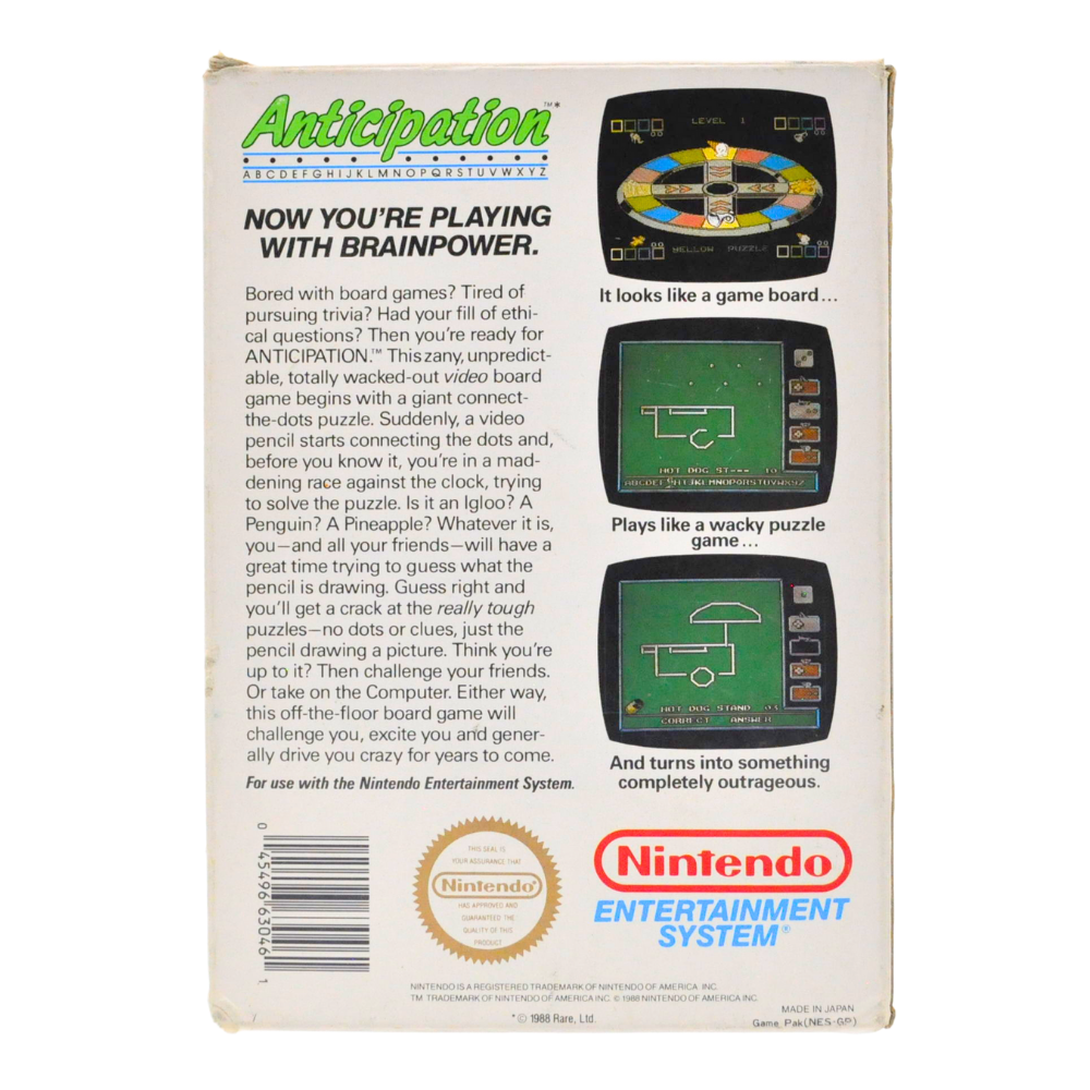 NES Cart Complete in Box - Anticipation (Online Order Only)