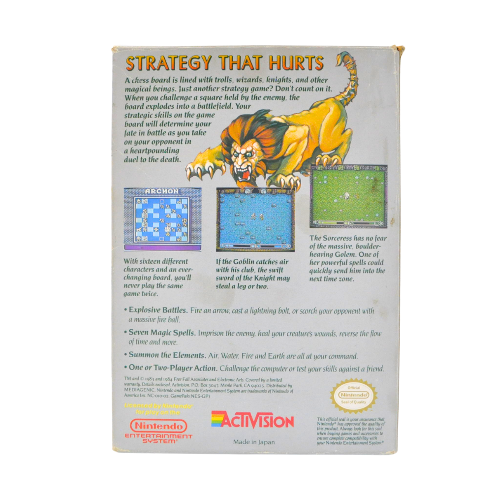 NES Cart Complete in Box - Archon (Online Order Only)