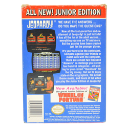 NES Cart Complete in Box - Jeopardy! Junior Edition (Online Order Only)