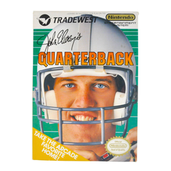 NES Cart Complete in Box - John Elway's Quarterback (Online Order Only)