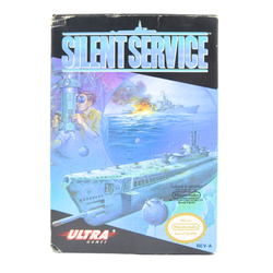 NES Cart Complete in Box - Silent Service (Online Order Only)