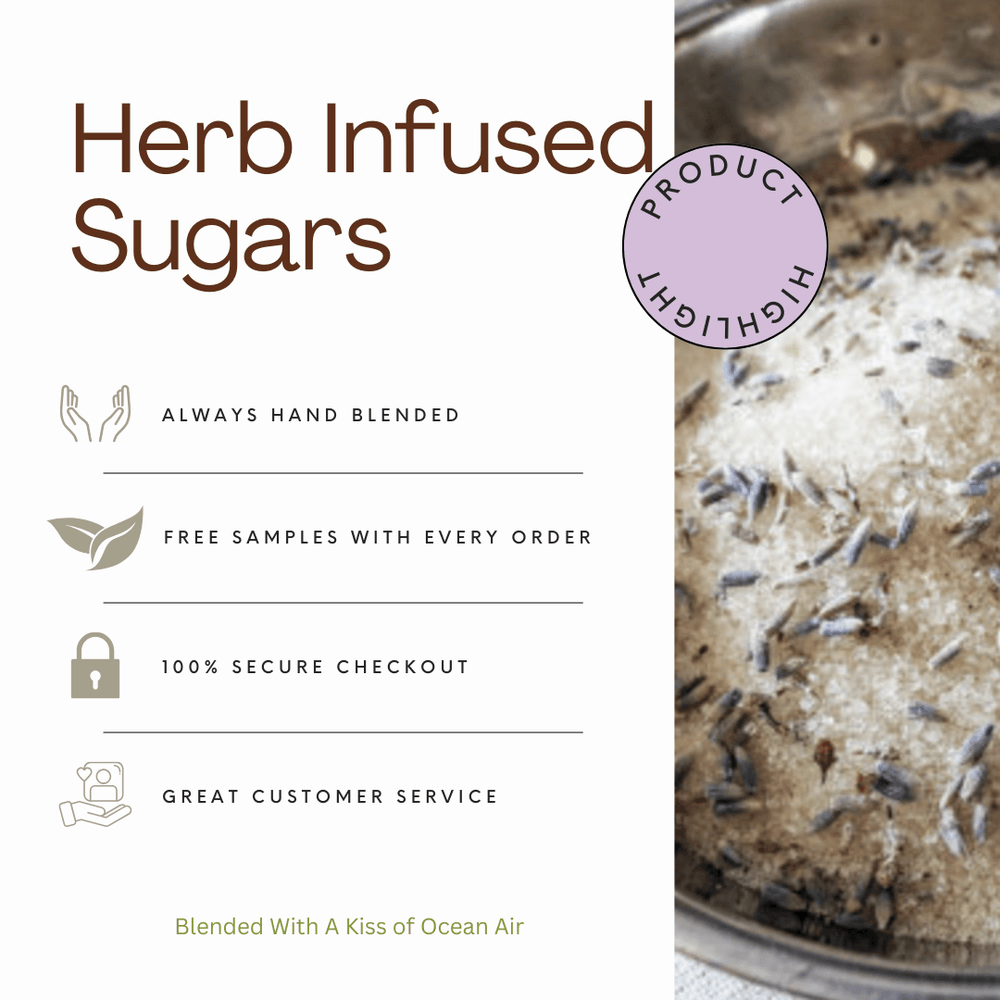 Rose Petal infused artisan culinary sugar (ONLINE ORDER ONLY)
