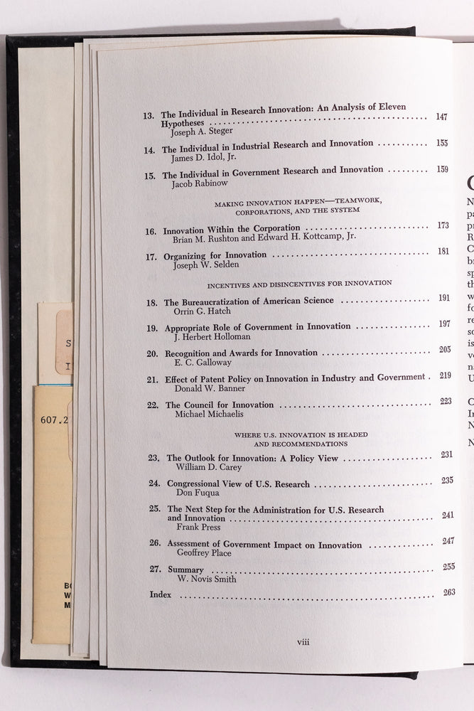 Innovation and U.S Research (ONLINE ORDER ONLY)