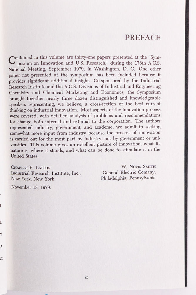 Innovation and U.S Research (ONLINE ORDER ONLY)
