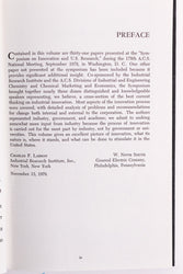 Innovation and U.S Research (ONLINE ORDER ONLY)