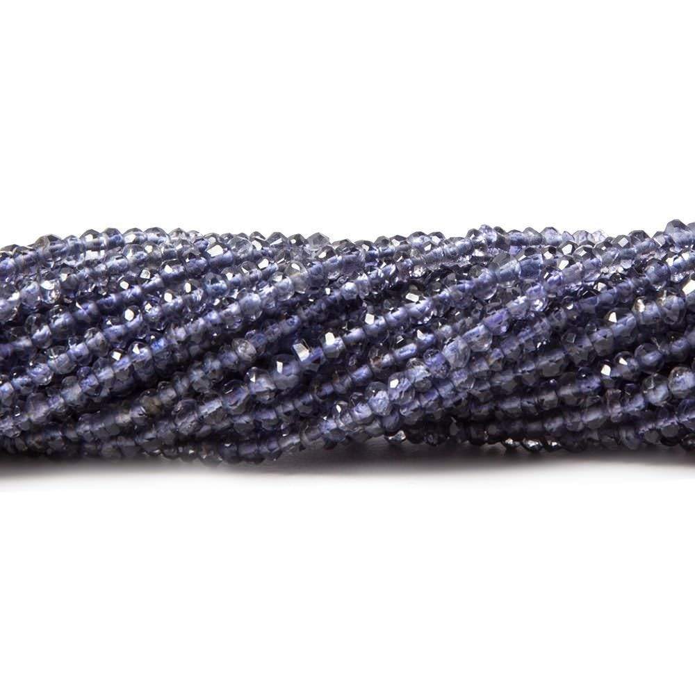 Iolite Beads Faceted Rondelle (ONLINE ORDER ONLY)