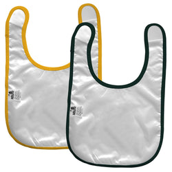 Green Bay Packers - Baby Bibs 2-Pack - Green & Yellow (ONLINE ORDER ONLY)