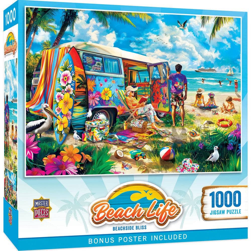 Beach Life - Beachside Bliss 1000 Piece Jigsaw Puzzle (ONLINE ORDER ONLY)