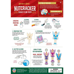 Holiday Craft Kit - Nutcracker Sugar Plum Fairy Wood Craft & Paint Kit