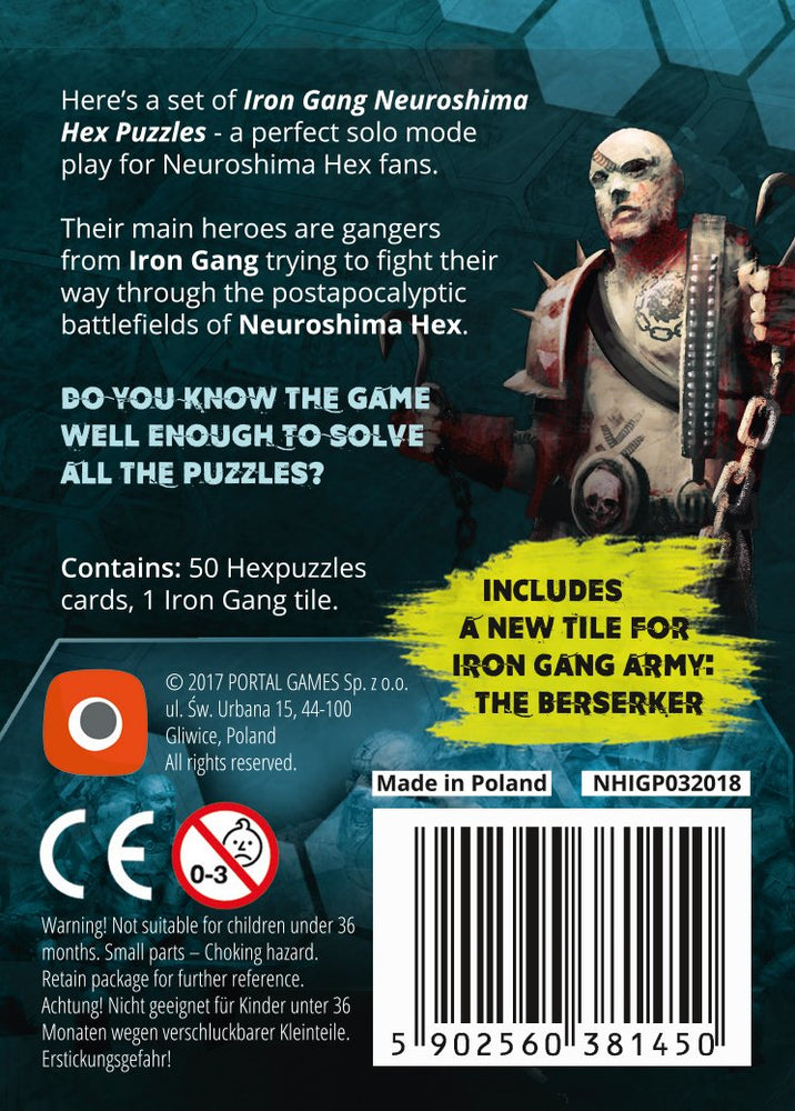 Neuroshima Hex: Iron Gang Puzzle (ONLINE ORDER ONLY)