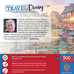 Travel Diary - Cycling at Colmar 500 Piece Jigsaw Puzzle (ONLINE ORDER ONLY)