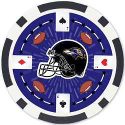 Baltimore Ravens 100 Piece Poker Chips (ONLINE ORDER ONLY)