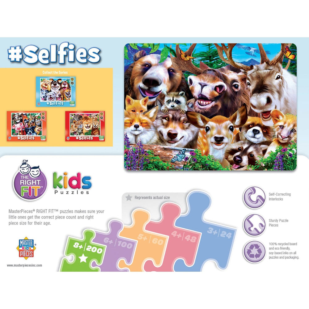 Selfies - Woodland Wackiness 200 Piece Jigsaw Puzzle (ONLINE ORDER ONLY)
