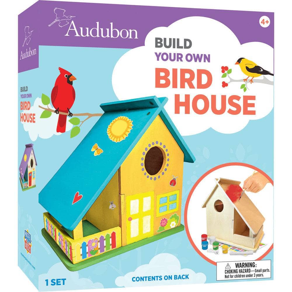 Audubon - Bird House Buildable Wood Craft & Paint Kit (ONLINE ORDER ONLY)