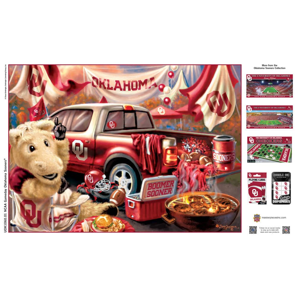 Oklahoma Sooners - Gameday 1000 Piece Jigsaw Puzzle